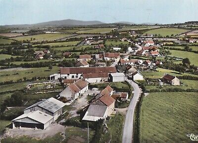 Carte postale postcard 10x15cm LANTY NIEVRE vue aérienne hameau de CHARNAY 1975