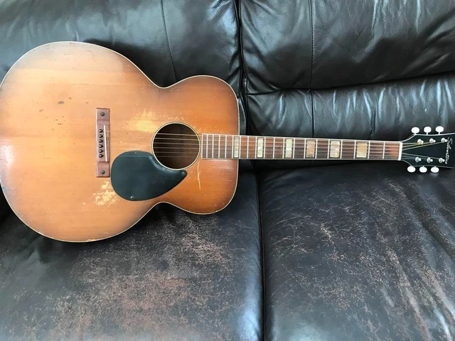 SILVERTONE 620 JUMBO Vintage Acoustic Guitar 1940s-50s Kay