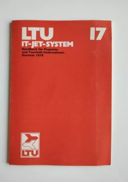 Flugplan LTU 1978 Timetable