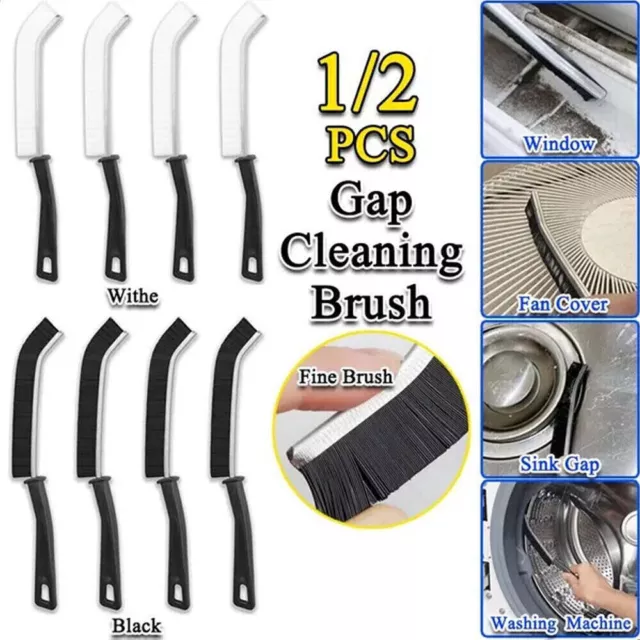Hard-Bristled Crevice Cleaning Brush, Cleaner Scrub Brush Household Brush Tool ◇