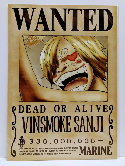 ONE PIECE WANTED POSTER Monkey D Luffy OFFICIAL MUGIWARA STORE LIMITED  Japan JP