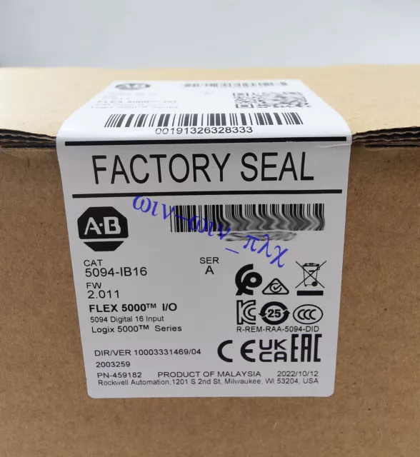 NEW Allen Bradley 5094-IB16 Flex Logix 5000 DC Input Module i/O New Sealed