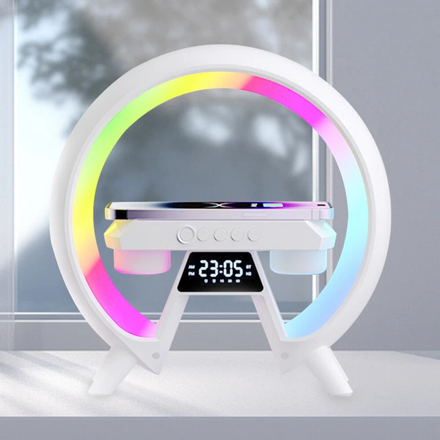 WIRELESS CHARGING LED Bedside Night Light RGB Lamp