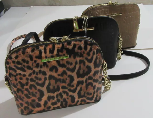 Steve Madden BMaggie Crossbody Bag Leopard, Mushroom or Black Logo NWT NEW