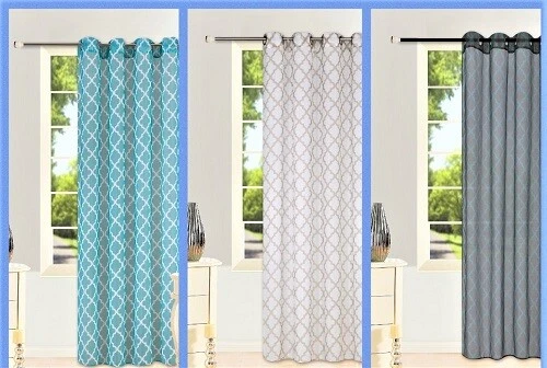 2Pc S38 Sheer Voile Panel Indoor Outdoor Porch Wedding Grommets Window Curtain