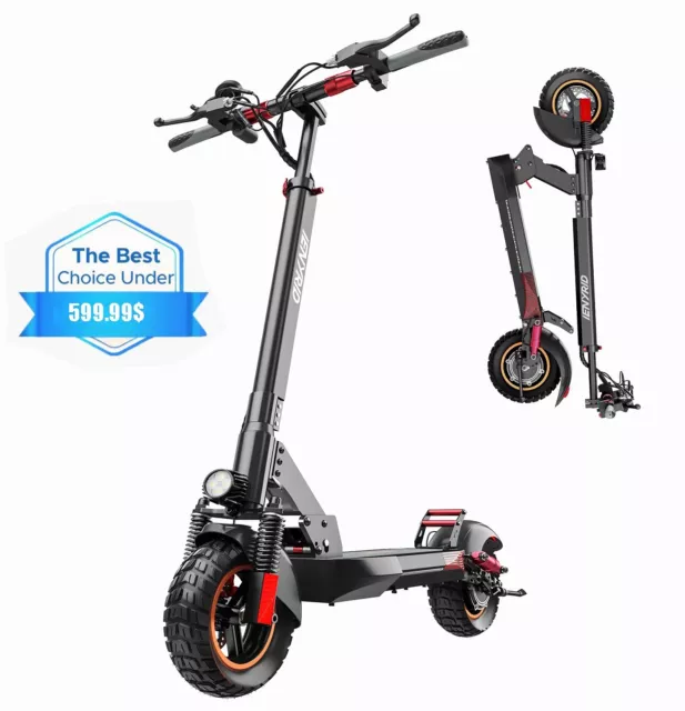 iENYRID 600W Electric Scooter Adult 28 MPH 10" Off-road Tire Foldable Escooter