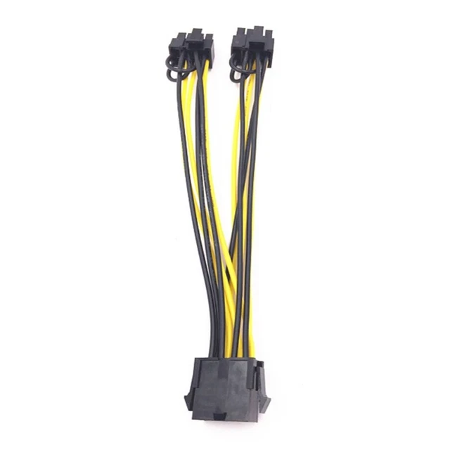 8Pin to 2x8 Pin (6+2) CPU GPU  8Pin Power Splitter Graphics Card Cable 20cm