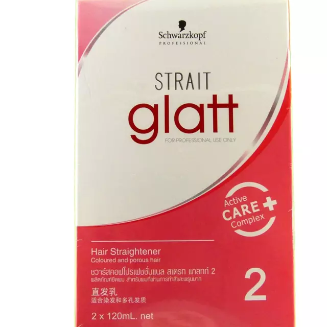 Schwarzkopf Glatt Strait Styling hair straightener set No. 2 coloured porous
