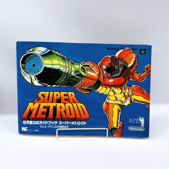 SUPER METROID OFFICIAL Guide Book Nintendo 1994 Japón Super