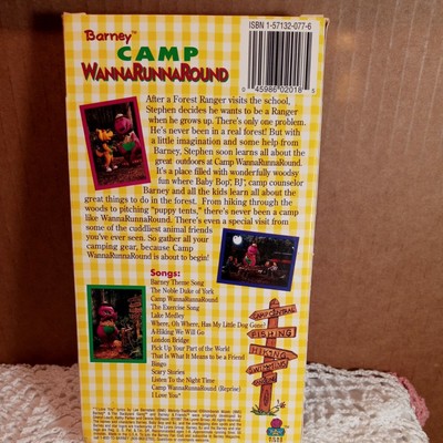 barney camp wannarunnaround vhs barney camp wannarunnaround vhs