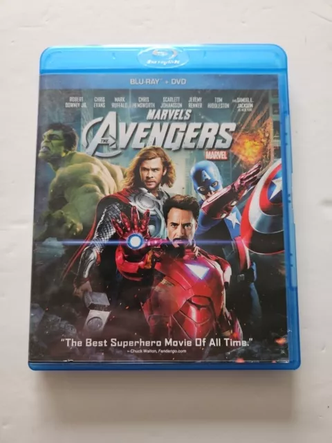 The Avengers (Blu-ray/DVD, 2012, 2-Disc Set)