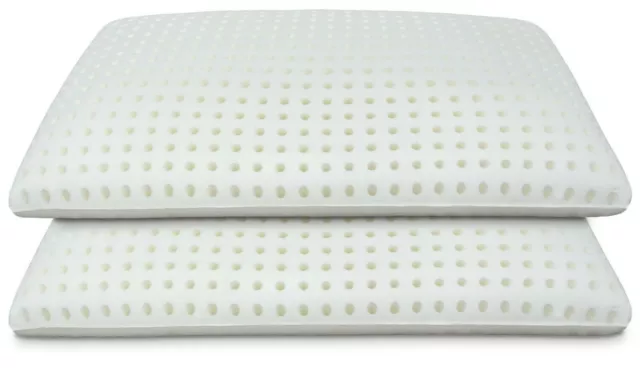 Coppia Cuscino  Memory Foam Forato Antiacaro  Anallergico H13