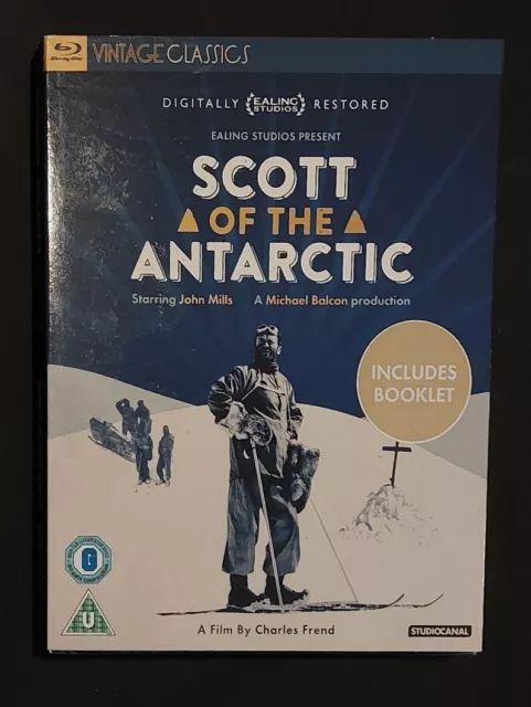 Scott Of The Antarctic(Blu-ray) Restored.New. Sealed SLIPCASE With Booklet