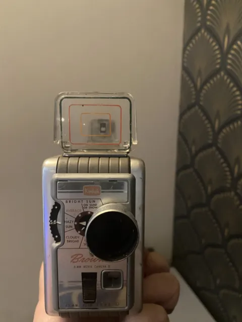 Lente Kodak Brownie 8 mm cámara de cine II cine 13 mm f1,9 con estuche vintage