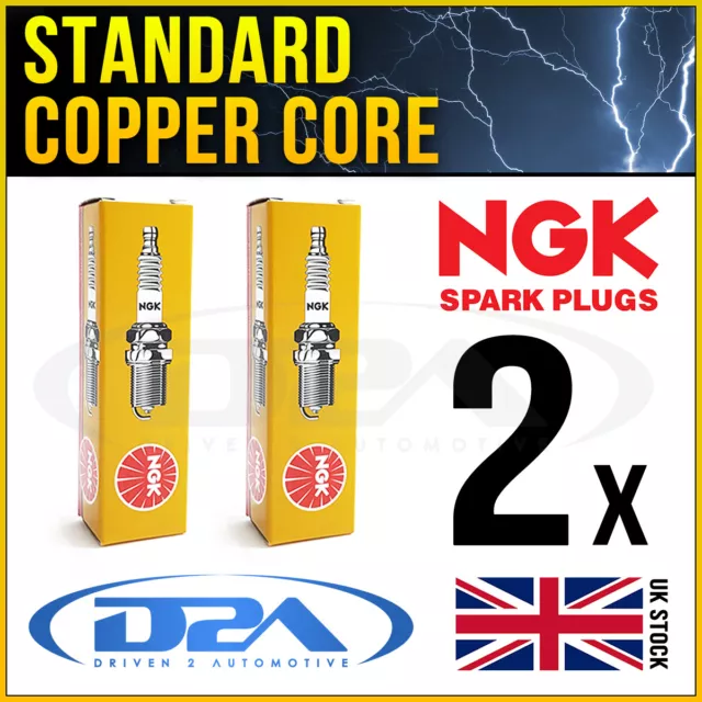 2x NGK BPR4ES 7222 Standard Spark Plug