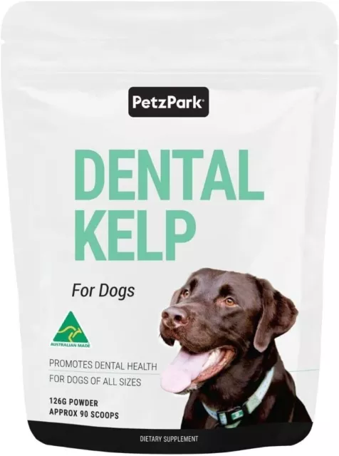 Dental Kelp Plaque Control for Dogs - Made in Australia - Free Delivery