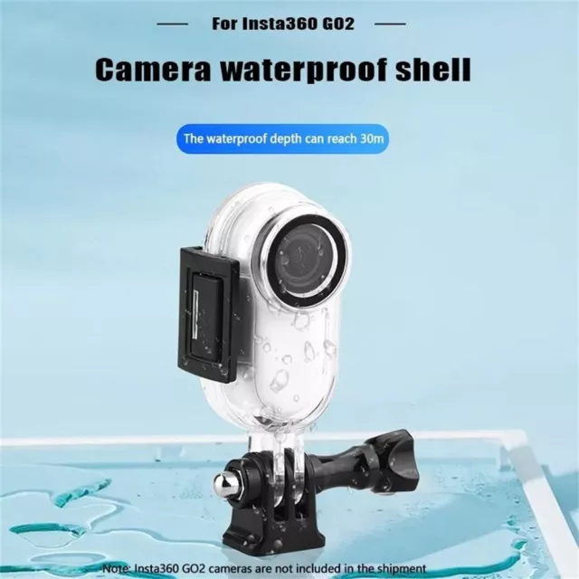 Waterproof Shell For Insta360 GO2 Protection Frame Case Depth Diving Case