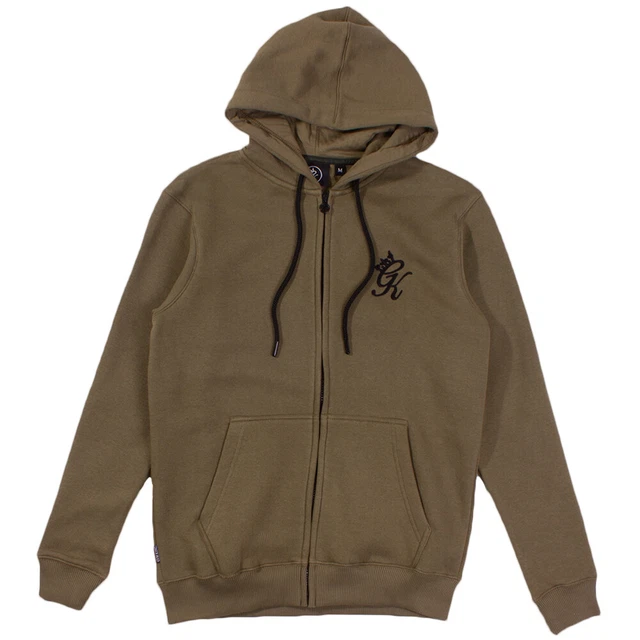 GYM KING BURNT Olive FZ Hoodie 18.99 PicClick UK