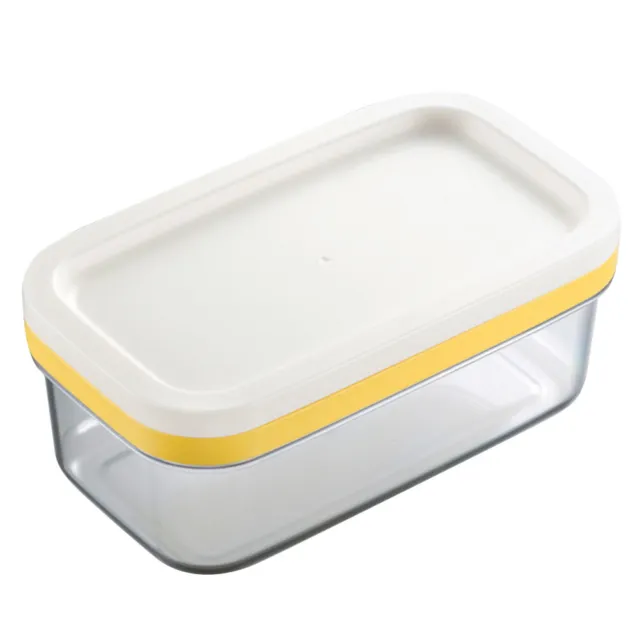 Butter Fresh Box Dish With ABS Lid Food Sealed Storage Container Cutting Mesh