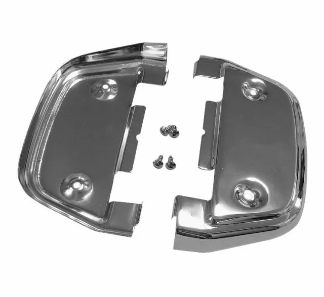 Harley touring dyna softail passenger footboard floorboard cover covers kit