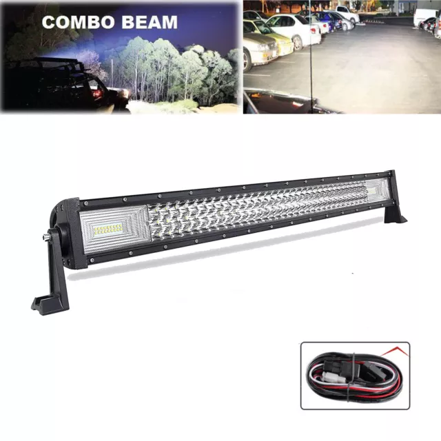 Barre Led 56cm 22'' 270w Rampe Led Spot Et Flood Bar A Led 12v 24v Tanche  Projecteur Led Longue Porte Feux Phare De Travail Led Pour 4x4 Voiture  Camio