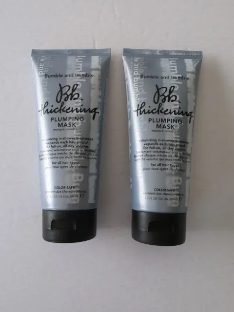Bumble and Bumble Thickening Plumping Mask 6.7oz/200ml LOT OF 2