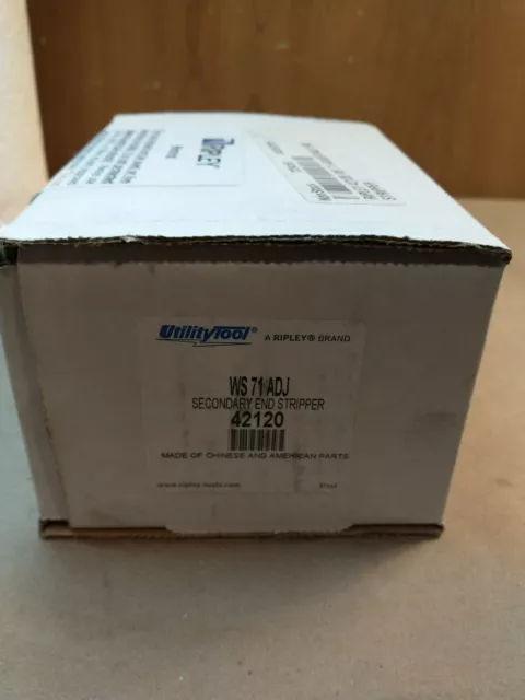 Factory Sealed, Ripley WS 71 Adjustable End Stripper/ Secondary Stripper 42120