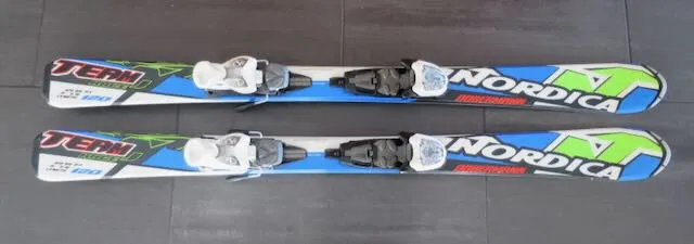 Ski Nordica Team Race J  120 cm mit Marker 4.5 Bindung