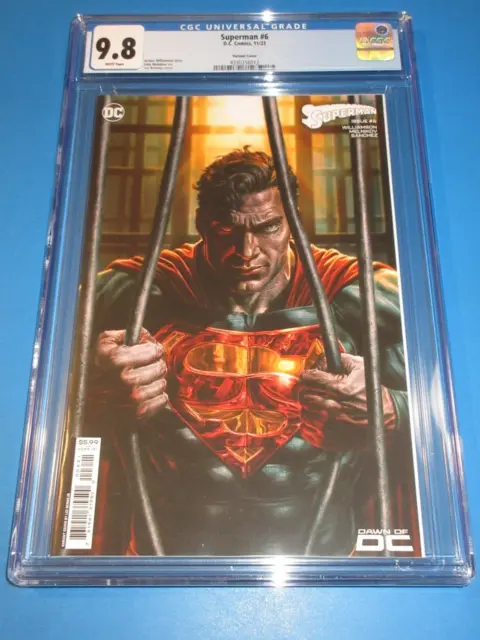 Superman #6 Bermejo Variant CGC 9.8 NM/M Gorgeous Gem Wow
