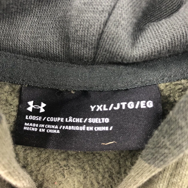 Felpa con cappuccio mimetica Under Armour rivale pile ragazzi grande logo 25UOFDB04F gioventù XL 4