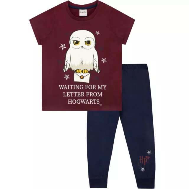 Ensemble pyjama Harry Potter Hedwige blanc fille