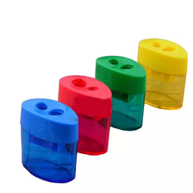 Afilador de lápices de doble orificio multifunción afilador mecánico apagado Y R1