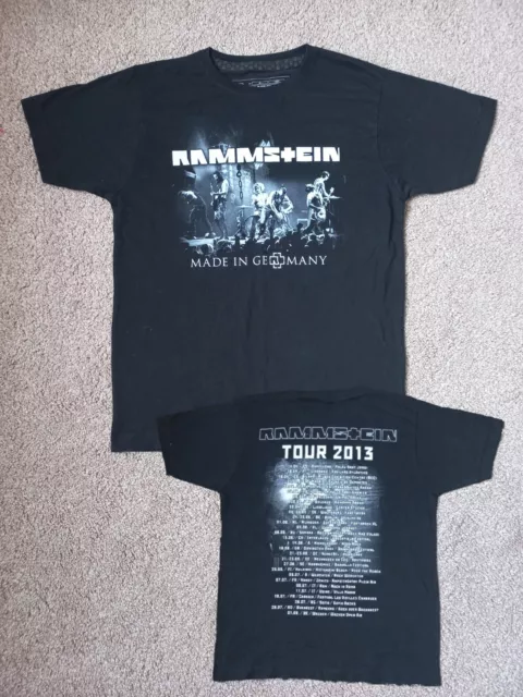 Official Rammstein 2013 Tour T-Shirt - Size M - Heavy Metal - Lindemann Korn