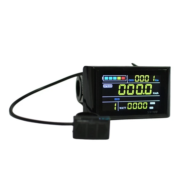 SW900 Colour LCD Display For Ebike – 36-72V Speed Meter, Electric Bicycle - View #5