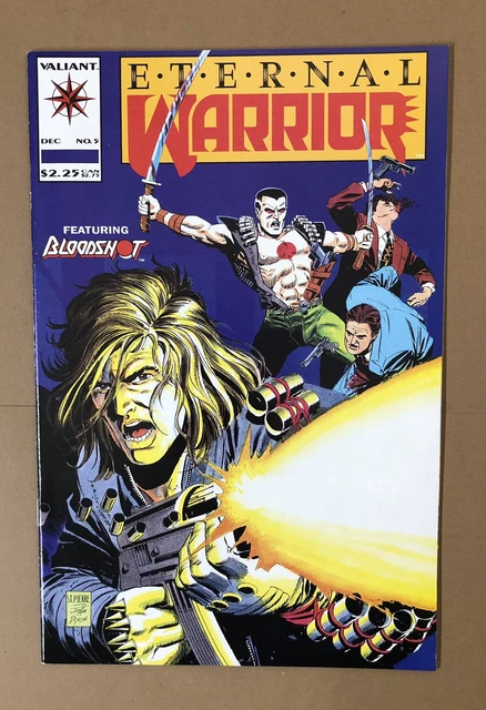 Valiant Comics Eternal Warrior #5 December 1992 Feat. Bloodshot