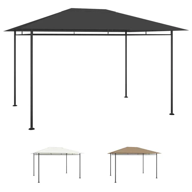 Pavillon Partyzelt Festzelt Gartenzelt Gartenpavillon Zelt 384x281x270cm vidaXL