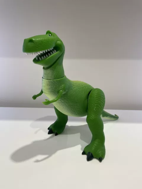 DISNEY PIXAR TOY Story Rex Figure Toy Thinkway Dinosaur 30cm VGC