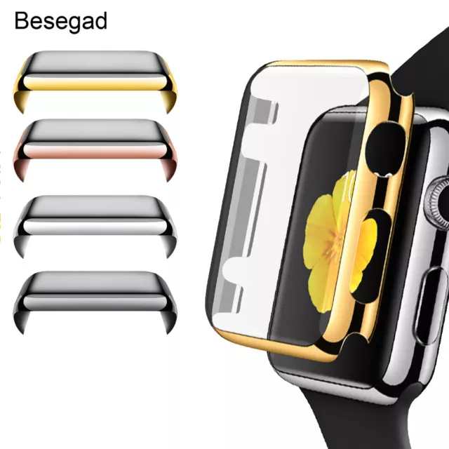 Pour Apple Watch Série 1/2/3/4 - 38/40/42/44mm Coque Protection écran ANTICHOC