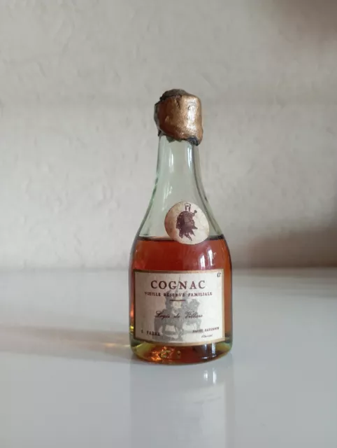 Very old mini bottle cognac Fabre 5cl