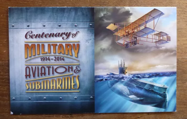 AUSTRALIA 2014 100th ANNIV MILITARY AVIATION STAMP PACK MINT STAMPS