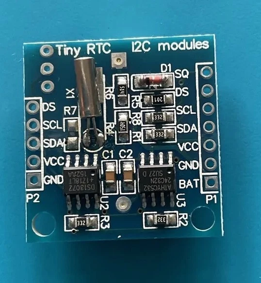 TINY RTC I2C Module Arduino Wemos Real Time Clock Real Time Take Clock ...