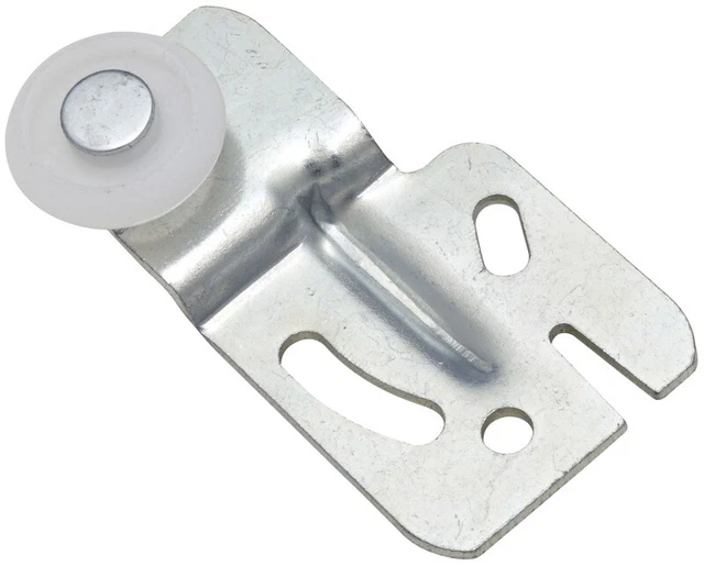 National Hardware  Zinc-Plated  Plastic/Steel  Sliding Door Hangers  2 pk