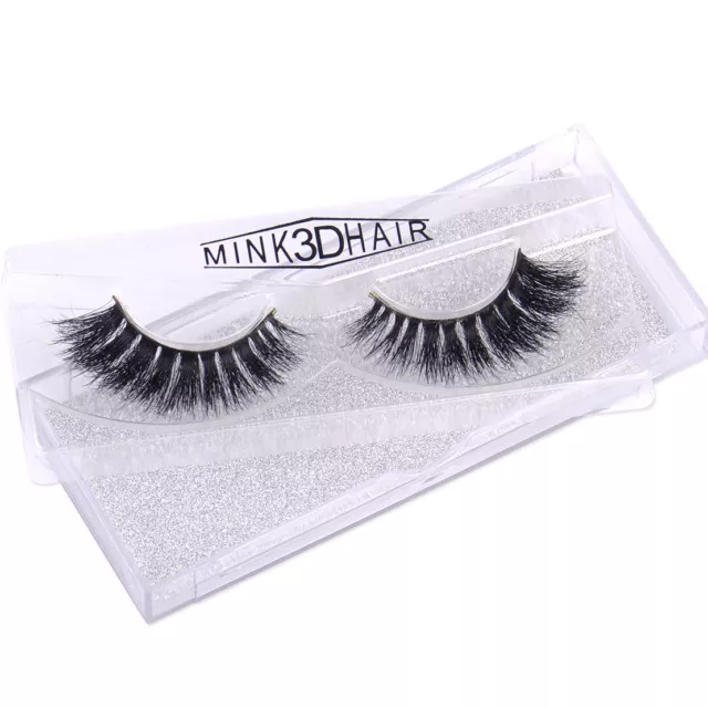 Mink 3D Long False Eyelash Natural Thick Makeup Black Fake Eye Lashes Extension