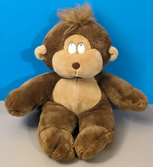 Vintage Mattel Emotions Chunky Monkey Plush 1986 - Retro 80s Stuffed Animal Toy