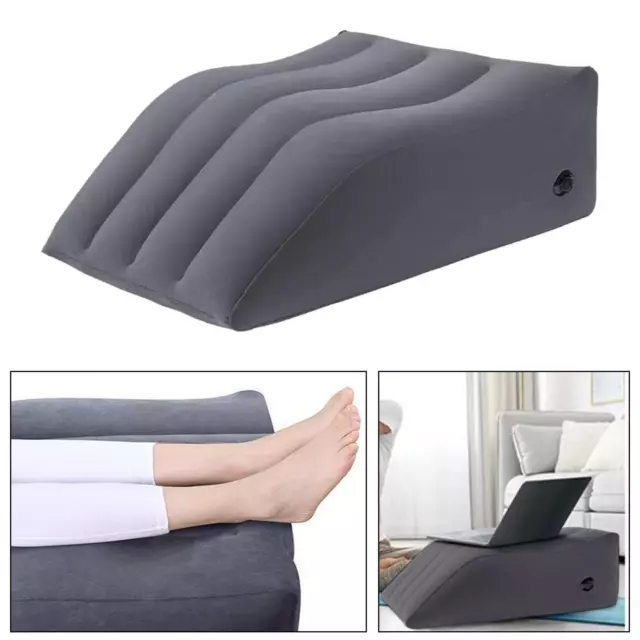 Oreiller de jambe facile à souffler, coussin de genou pour Camping-car avion