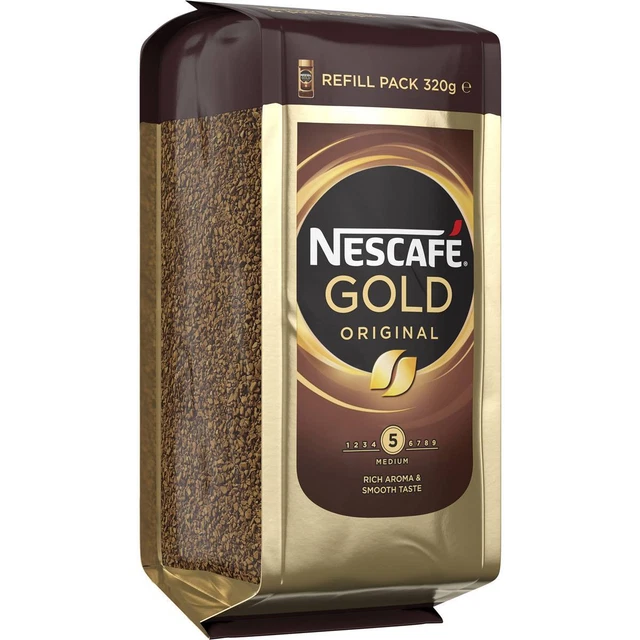 NESCAFE GOLD ORIGINAL Instant Coffee Refill Sachet 320g 21.44 PicClick