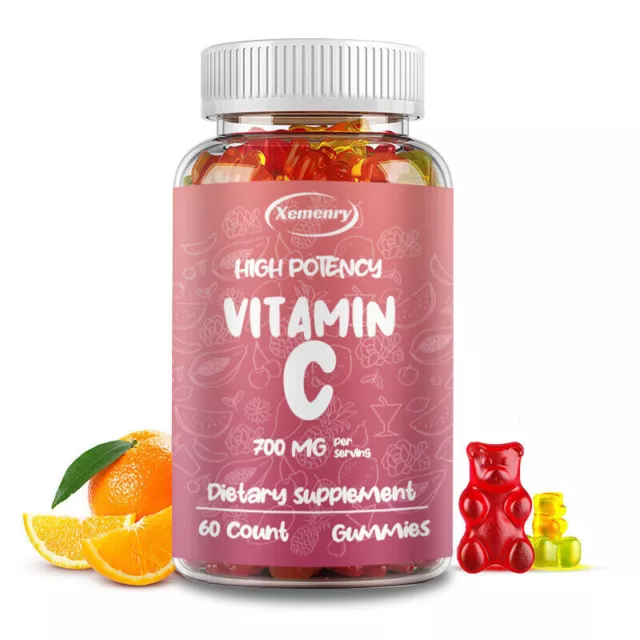 Haute Puissance Vitamine C (Acide Ascorbique) -Soutien Immunitaire -Antioxydants