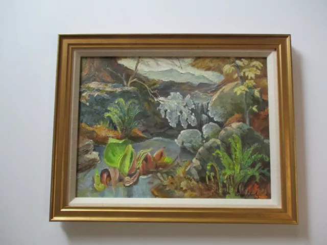 Frederick Buchholz Oil Painting Antique Impressionist Landscape Listed Rare