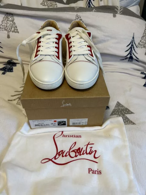 Christian Louboutin Elastikid Donna Flat Calf  Trainers Sneakers - size 36.5 UK3