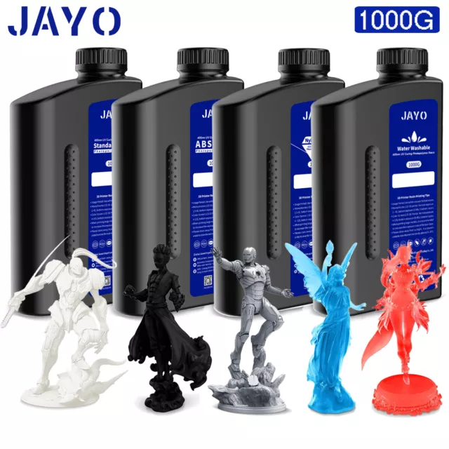 JAYO 1KG Photopolymer/ABS-Like/Water Washable Resin 405nm 4K 8K LCD 3D Printer